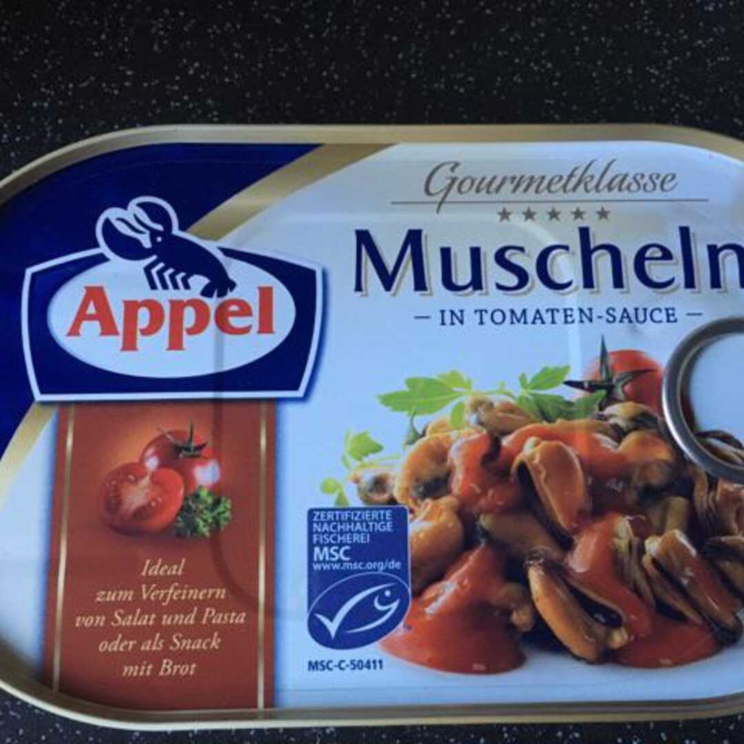 Appel Muscheln in Tomaten-Sauce