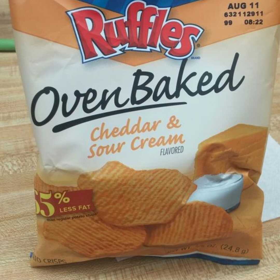 Ruffles Oven Baked Cheddar & Sour Cream Potato Chips