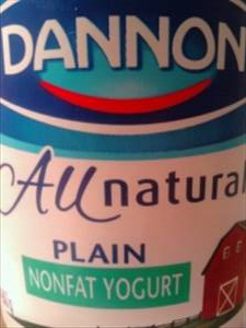 Dannon All Natural Nonfat Plain Yogurt