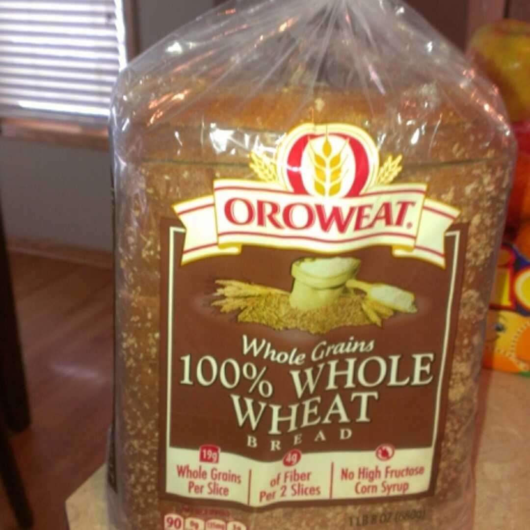 Oroweat Whole Grain 100% Whole Wheat Bread