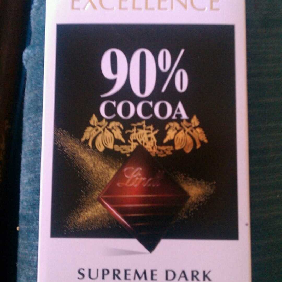 Lindt Excellence Supreme Dark Chocolate 90% Cacao