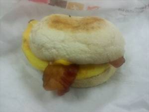 Dunkin' Donuts Bacon, Egg & Cheese on English Muffin