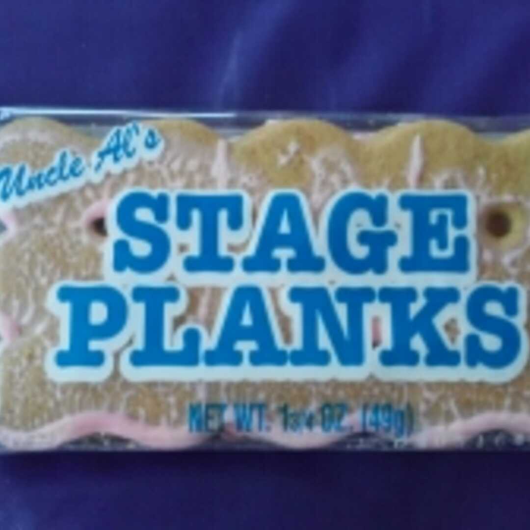 Uncle Al's Cookies Stage Planks