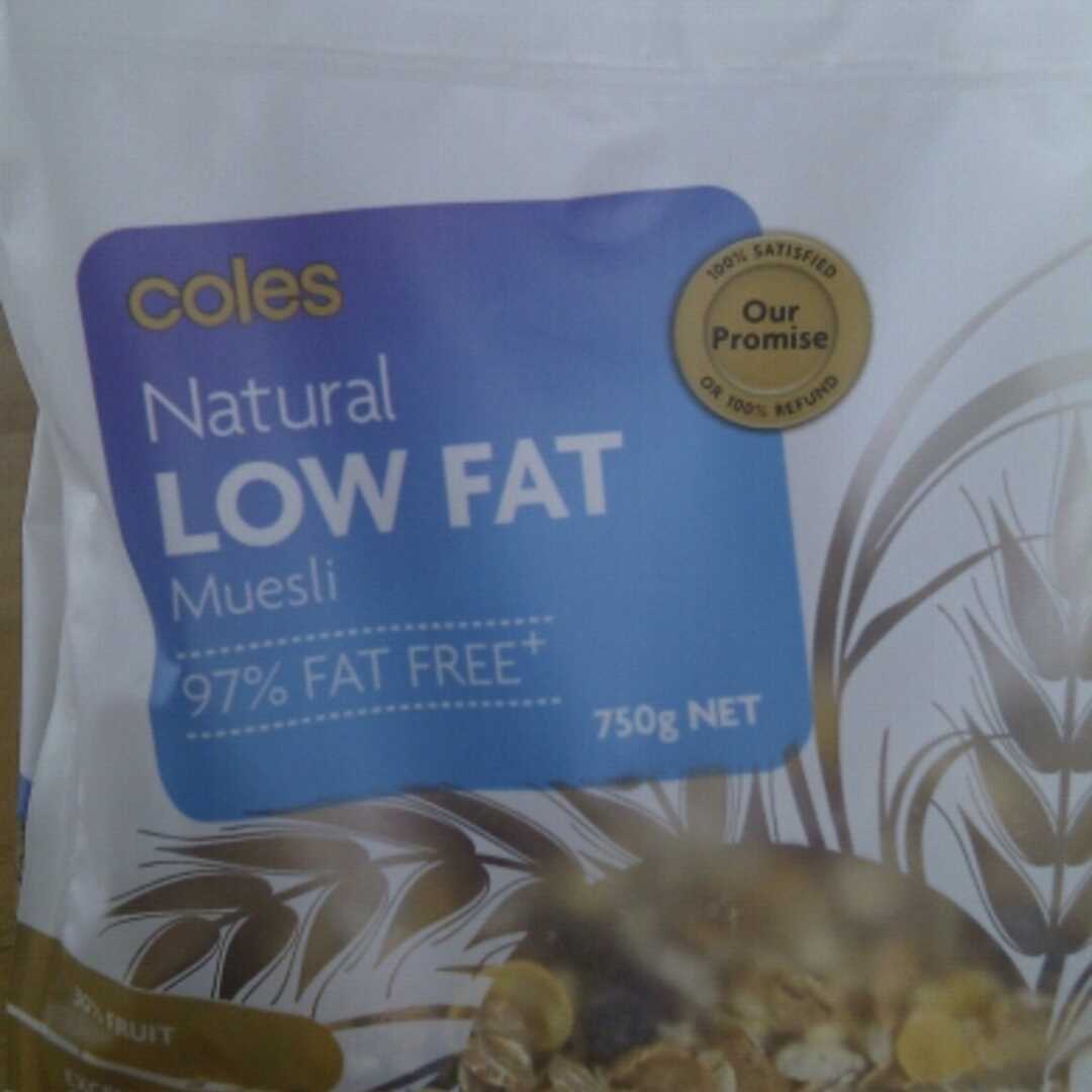 Coles Natural Low Fat Muesli