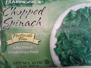 Trader Joe's Frozen Chopped Spinach