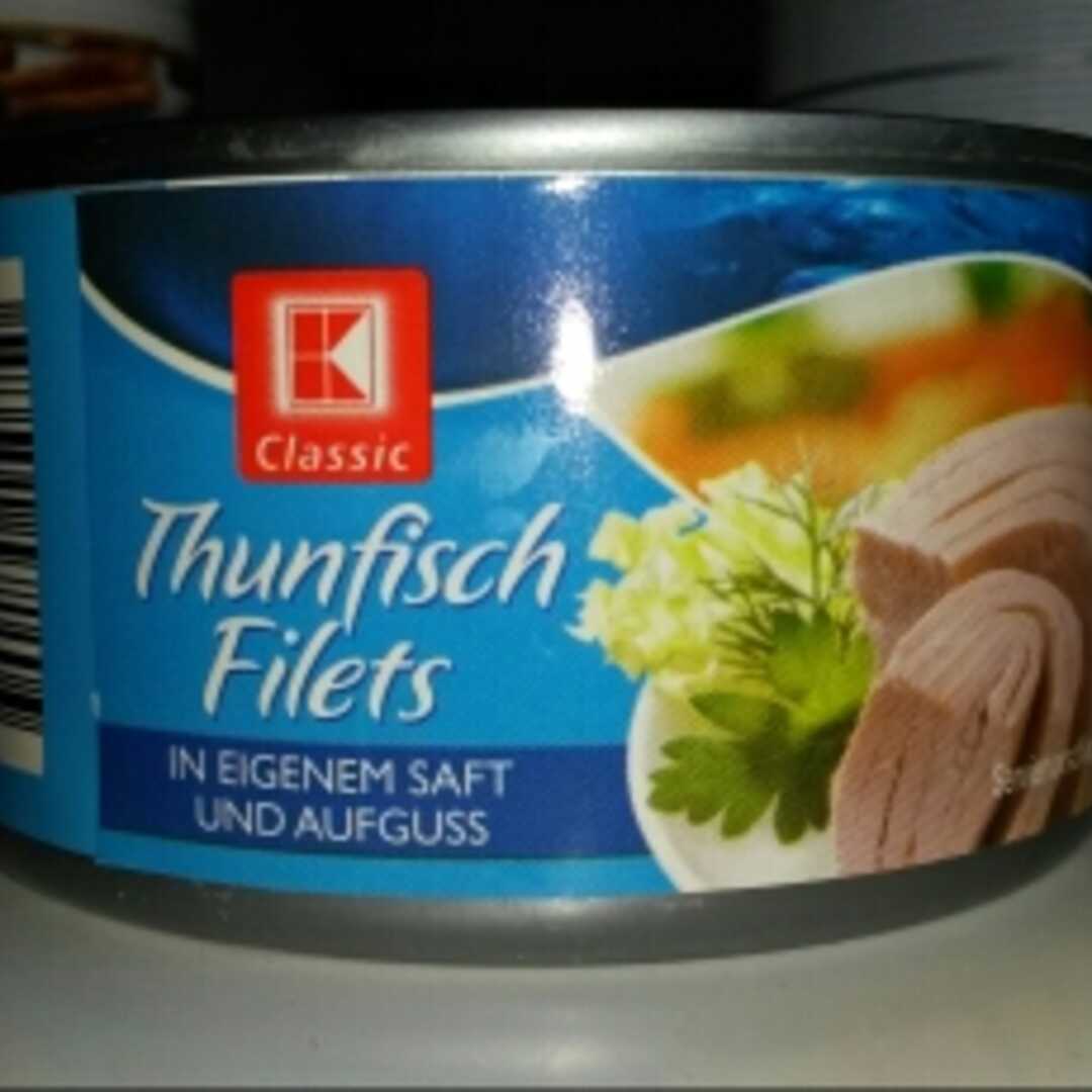 K-Classic Thunfisch-Filets in Eigenem Saft und Aufguss