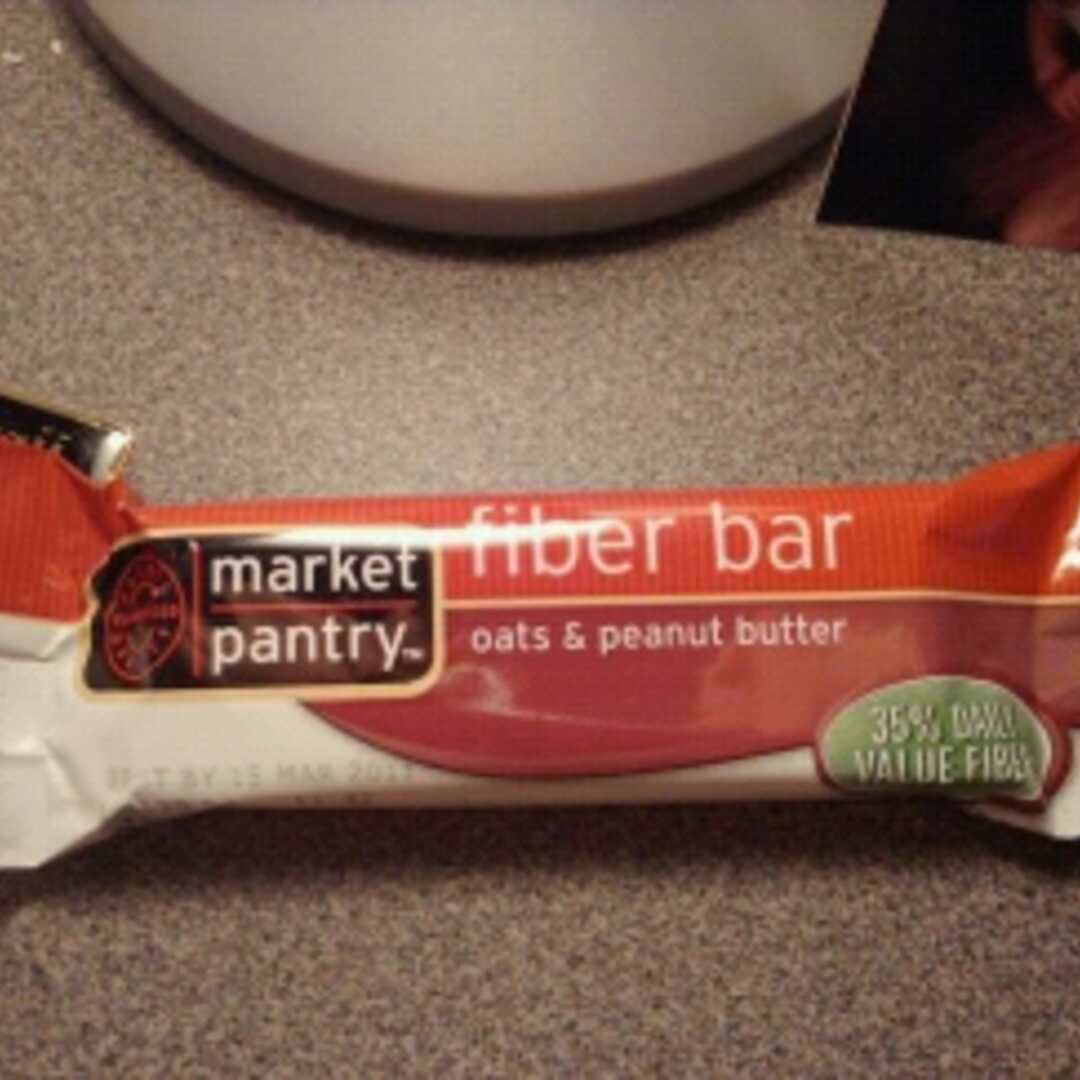Market Pantry Fiber Bars - Oats & Peanut Butter