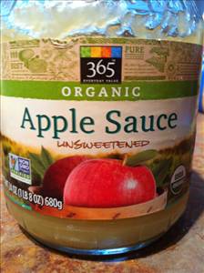 365 Organic Unsweetened Apple Sauce