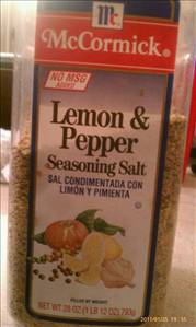 Spice Classics Lemon & Pepper Seasoning Salt