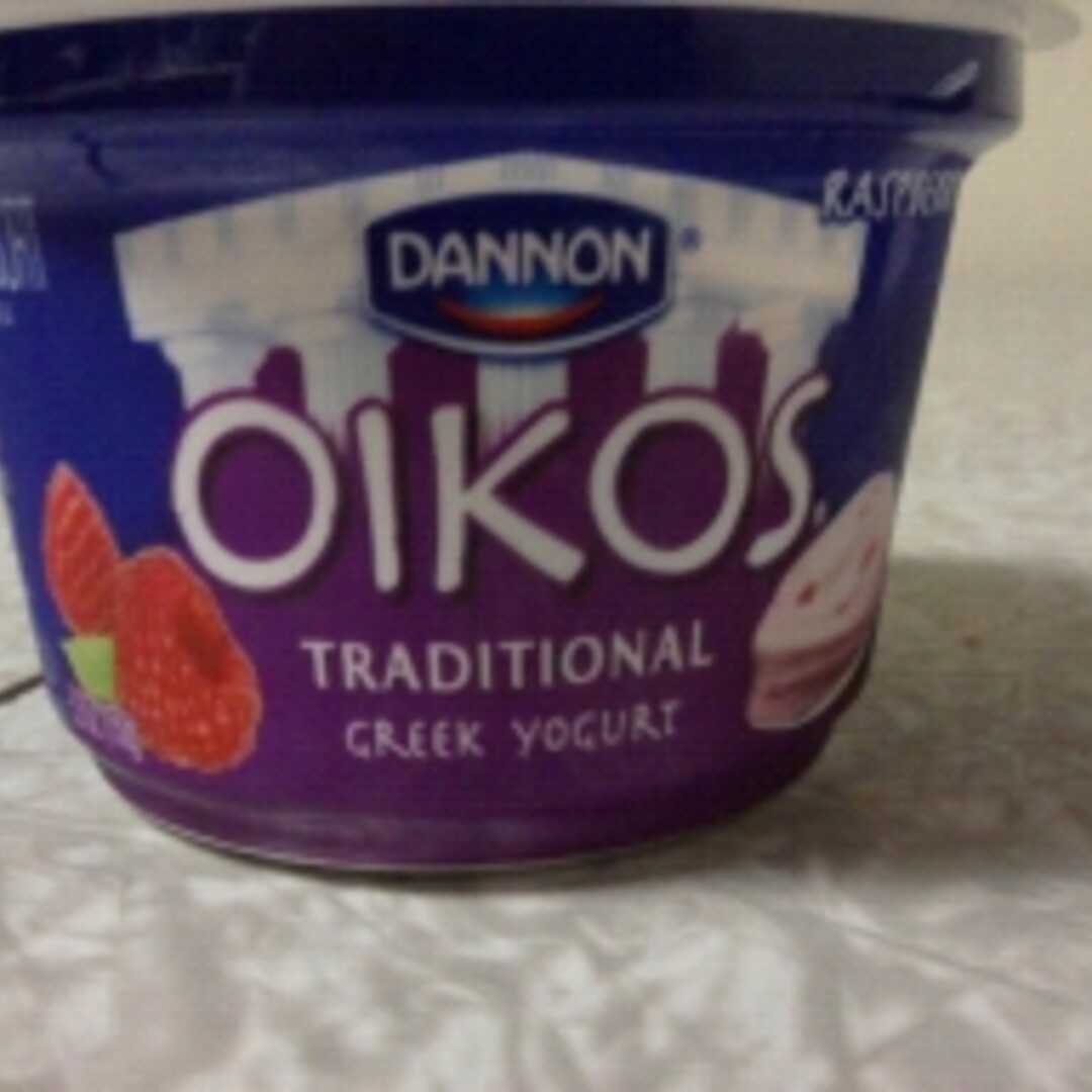 Dannon Oikos Traditional Greek Yogurt - Raspberry
