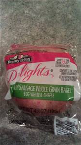 Jimmy Dean D-Lights Turkey Sausage Whole Grain Bagel