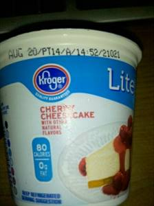 Kroger Lite Cherry Cheesecake Yogurt