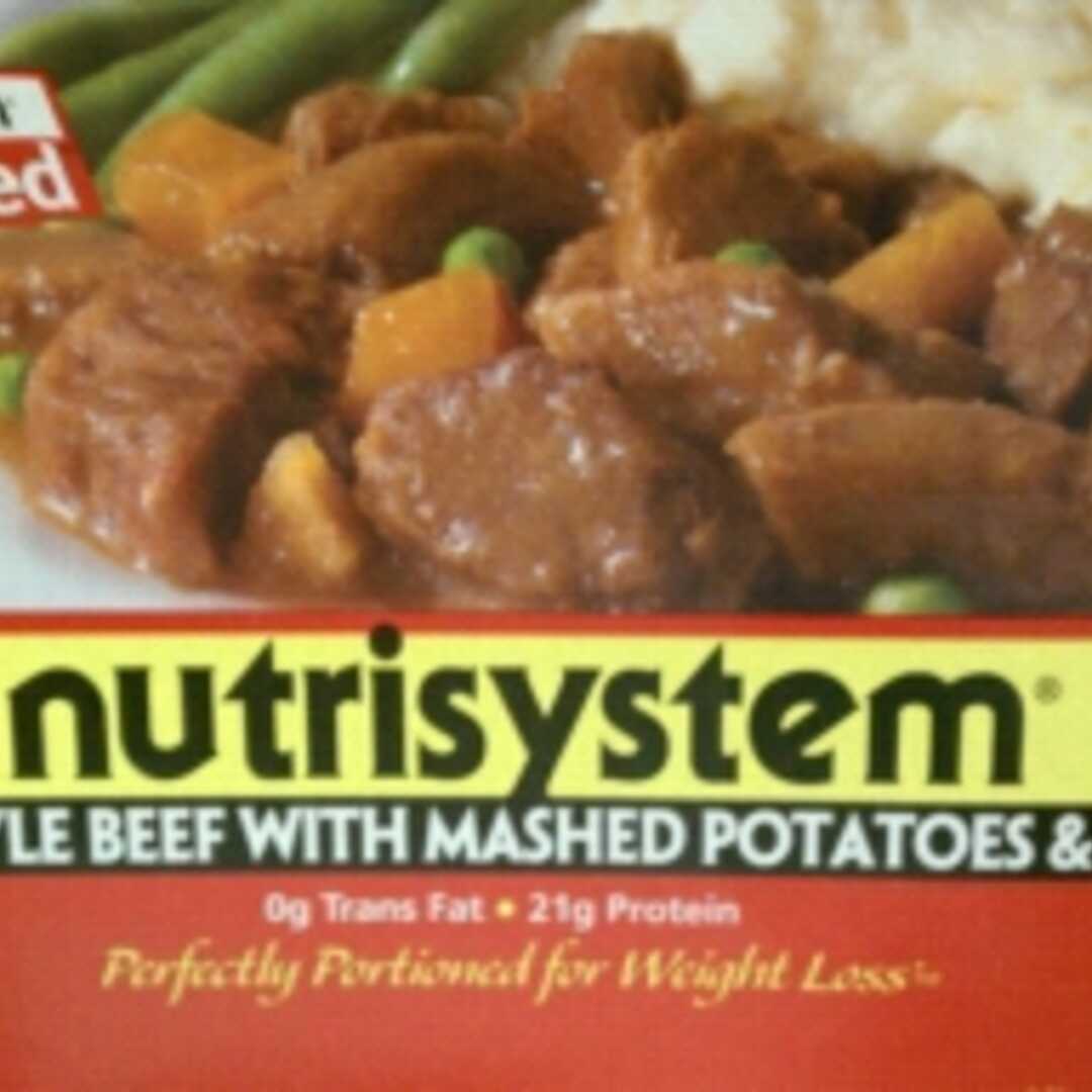 NutriSystem Homestyle Beef with Mashed Potatoes & Gravy