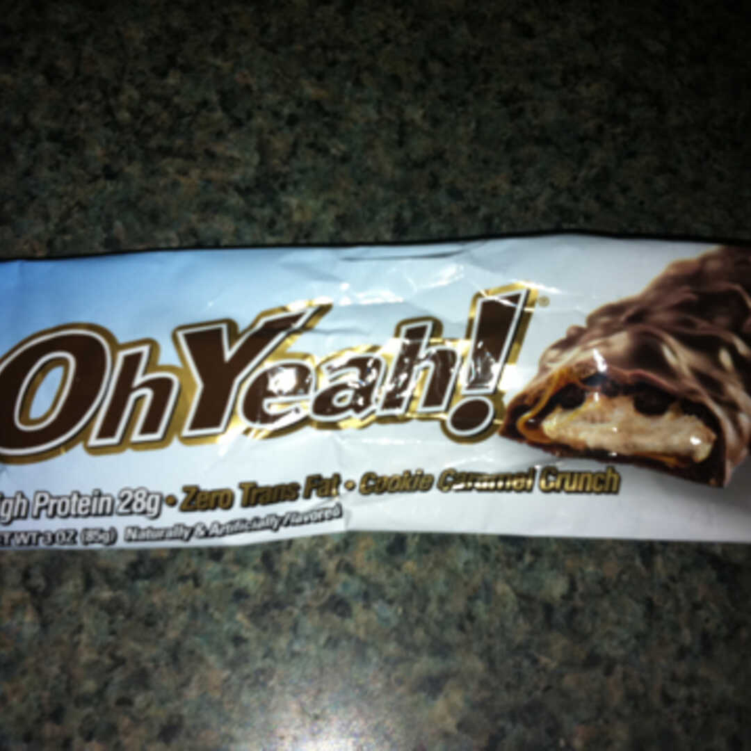 Oh Yeah! Caramel Cookie Crunch Protein Bar