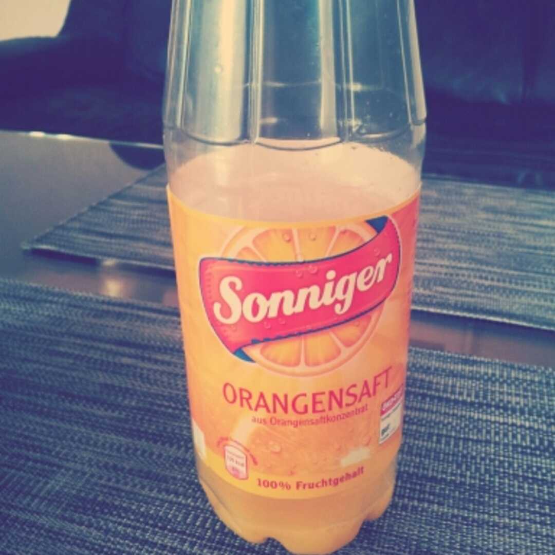 Sonniger Orangensaft (Flasche)
