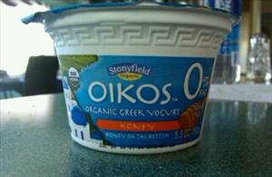 Stonyfield Farm Oikos Organic 0% Fat Greek Yogurt with Honey