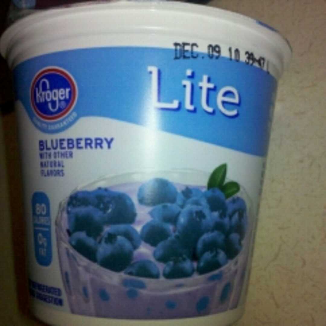 Kroger Lite Blueberry Yogurt