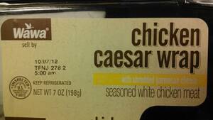 Wawa Chicken Caesar Wrap