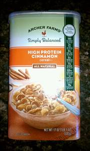 Archer Farms Simply Balanced High Protein Cinnamon Cereal