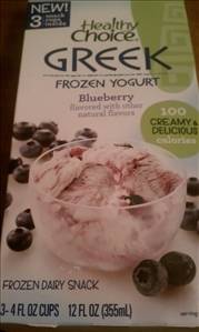 Healthy Choice Greek Frozen Yogurt - Blueberry