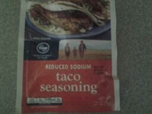Kroger Reduced Sodium Taco Seasoning