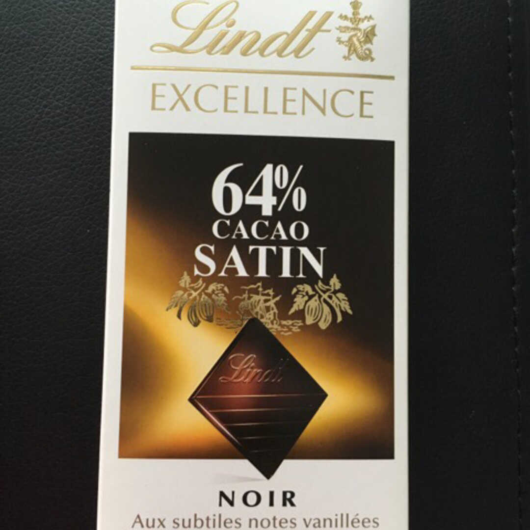 Lindt Chocolat Noir 64% Cacao Satin