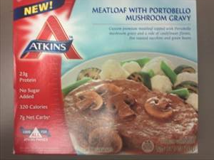 Atkins Frozen Meatloaf with Portobello Mushroom Gravy
