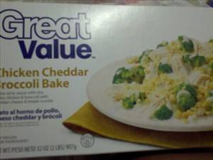 Great Value Chicken Cheddar Broccoli Bake