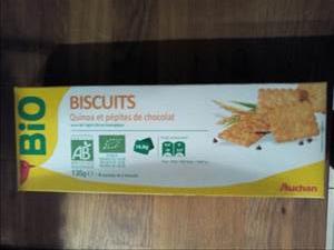 Auchan Bio Biscuits Quinoa et Pépites de Chocolat