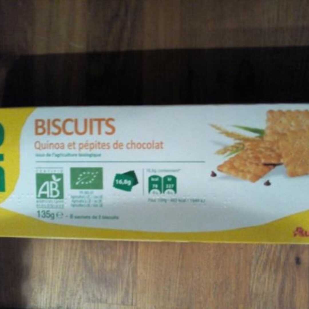 Auchan Bio Biscuits Quinoa et Pépites de Chocolat