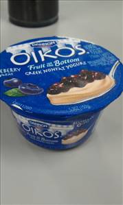 Dannon Oikos Fruit on The Bottom Nonfat Greek Yogurt - Blueberry