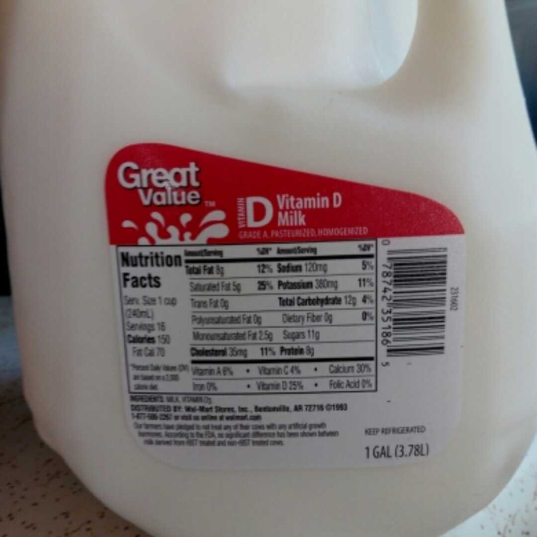 Great Value  Vitamin D Milk