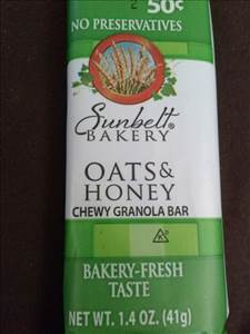 Sunbelt Oats & Honey Chewy Granola Bar (41g)