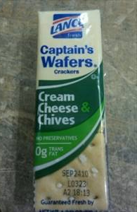 Lance Captain's Wafers Cream Cheese and Chives