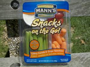 Mann's Sunny Shores Snacks on the Go - Celery, Carrots & Grape Tomatoes