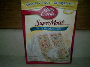 Betty Crocker SuperMoist Party Rainbox Chip Cake Mix