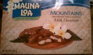 Mauna Loa Mountains Macadamia Nuts Covered in Milk Chocolate