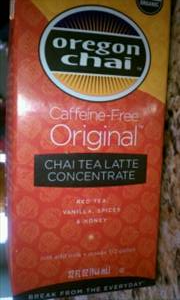 Oregon Chai Caffeine-Free Original Chai Tea Latte Liquid Concentrate