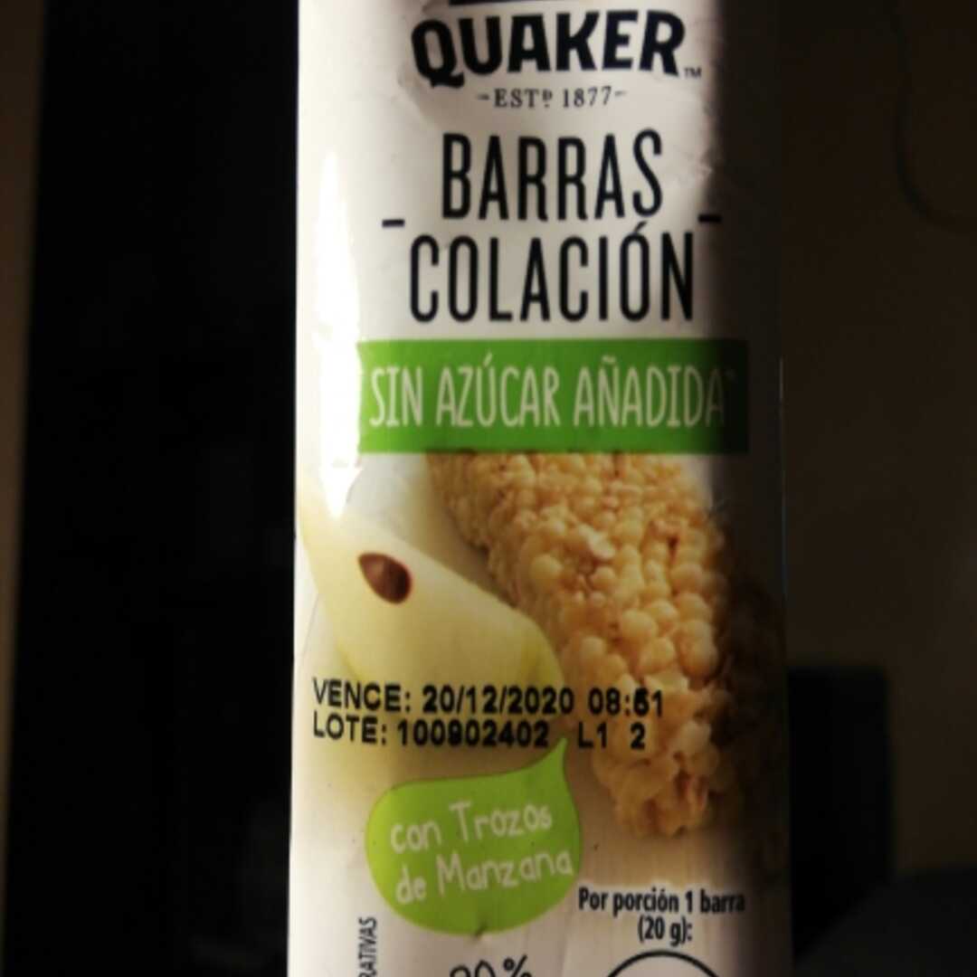 Quaker Barra Colación con Trozos de Manzana