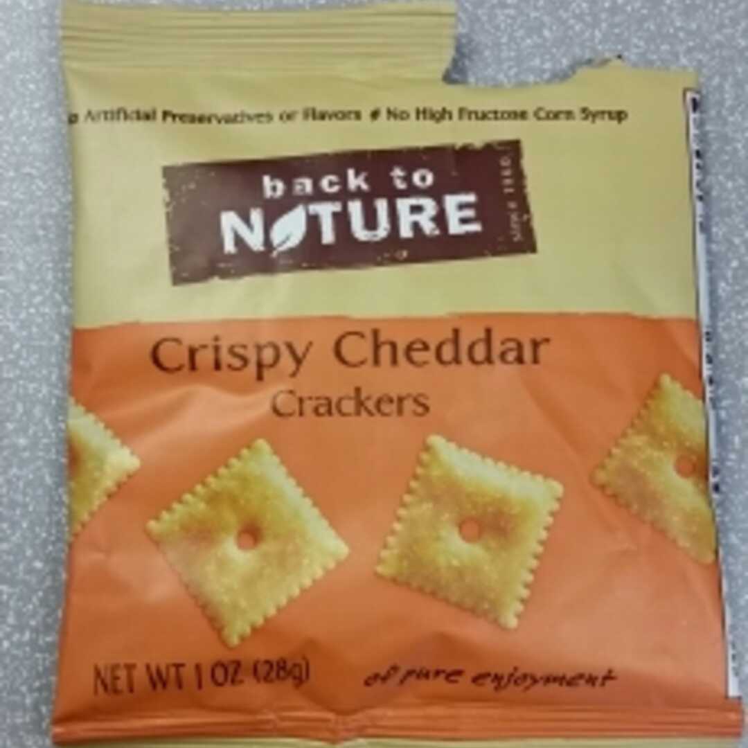 Back to Nature Crispy Cheddar Crackers (Pouch)