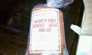Trader Joe's Sodium Free Whole Wheat Bread