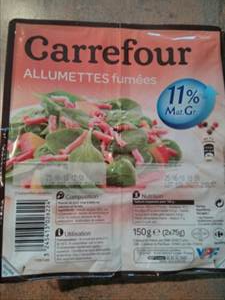 Carrefour Allumettes Fumées 11%