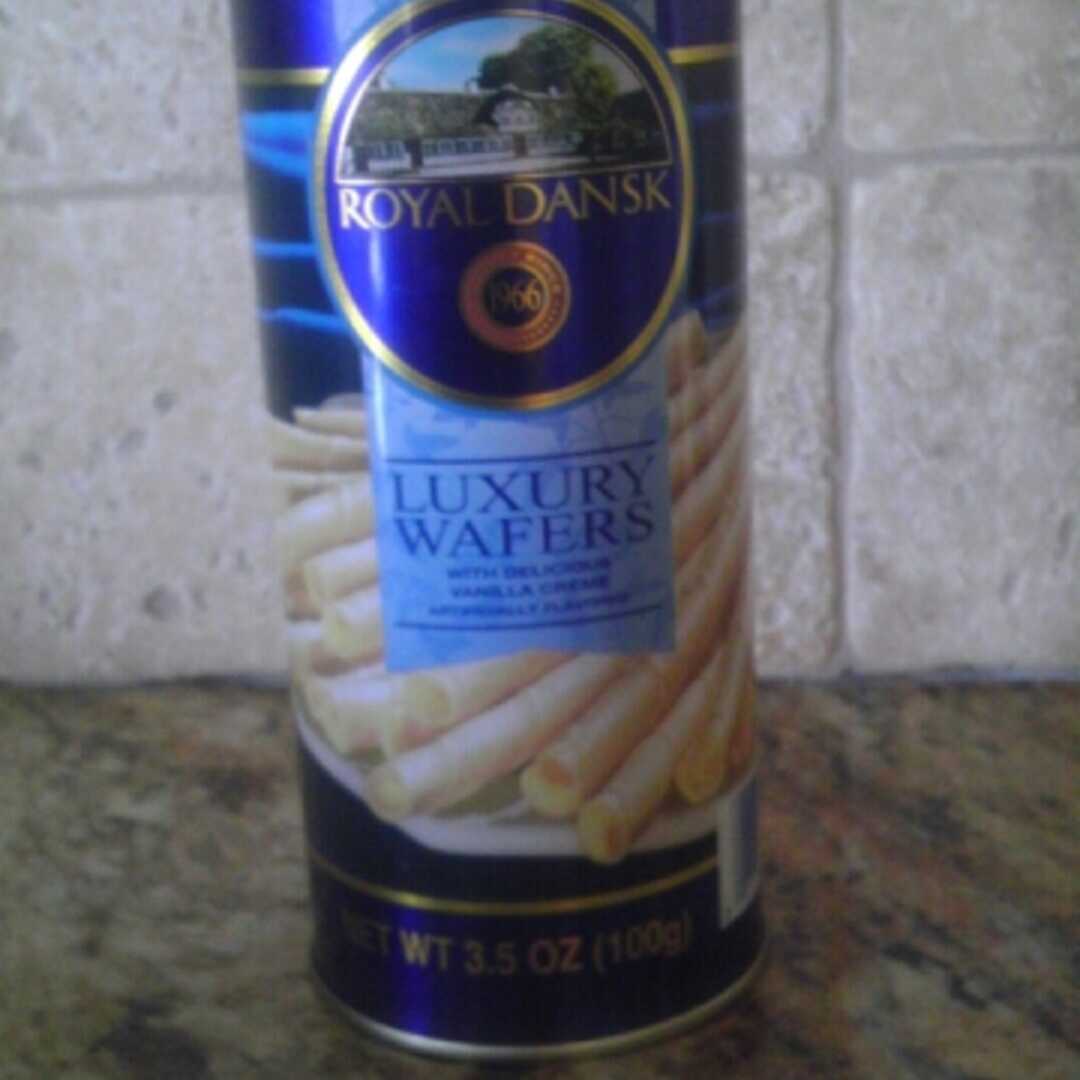Royal Dansk Luxury Wafers with Delicious Chocolate Creme Filling