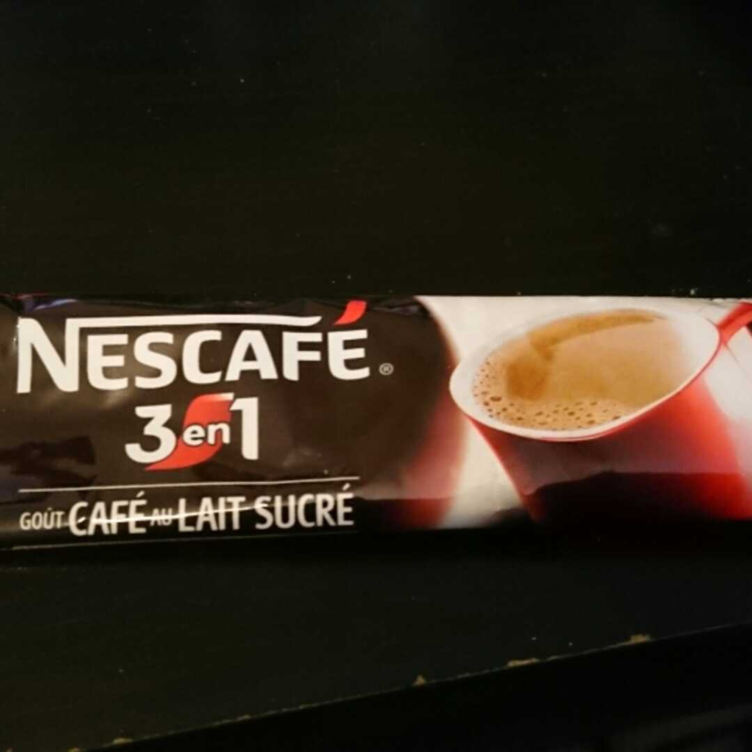 Calories et les Faits Nutritives pour Nescafé Café au Lait Sucré