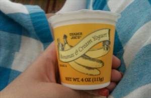 Trader Joe's Bananas & Cream Yogurt