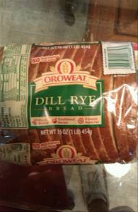 Oroweat Dill Rye Bread