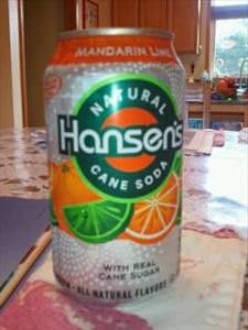 Hansen's Mandarin Lime Natural Cane Soda
