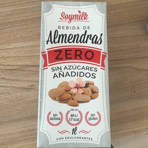 Soymilk Bebida de Almendras Zero