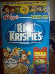 Kellogg's Rice Krispies Toasted Rice Cereal