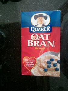 Quaker Oat Bran Hot Cereal
